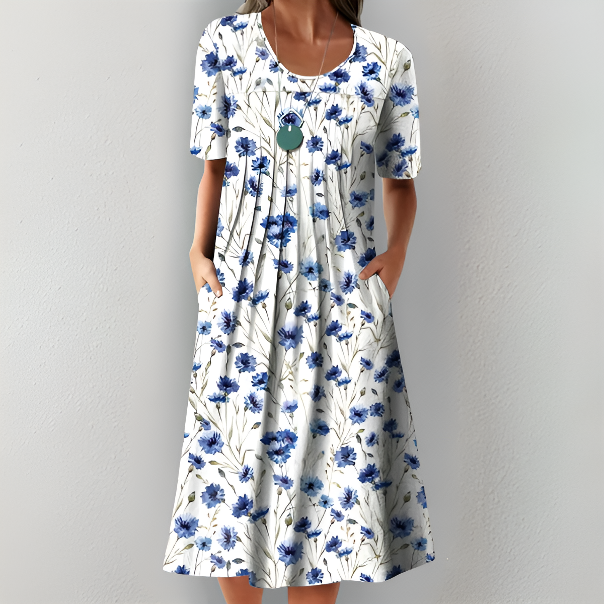 Adeen – Floral Midi Dress
